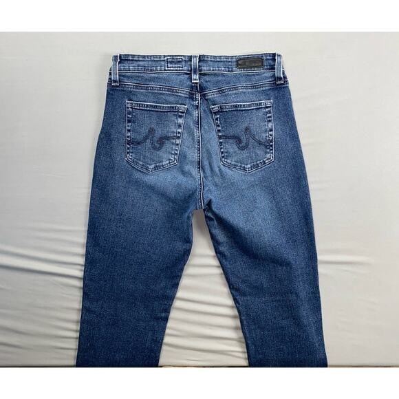 AG Mari High Rise Straight Stretch Denim Jeans. Medium Wash, Women's 29R. GUC! - Picture 8 of 9